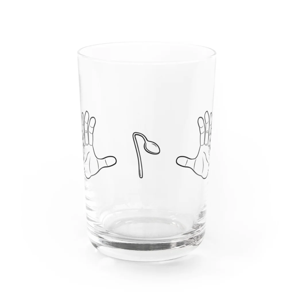 stickysyrupsのハンドパワー Water Glass :front