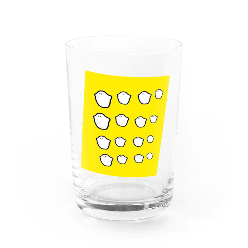 inko andの団結オバケちゃん Water Glass :front