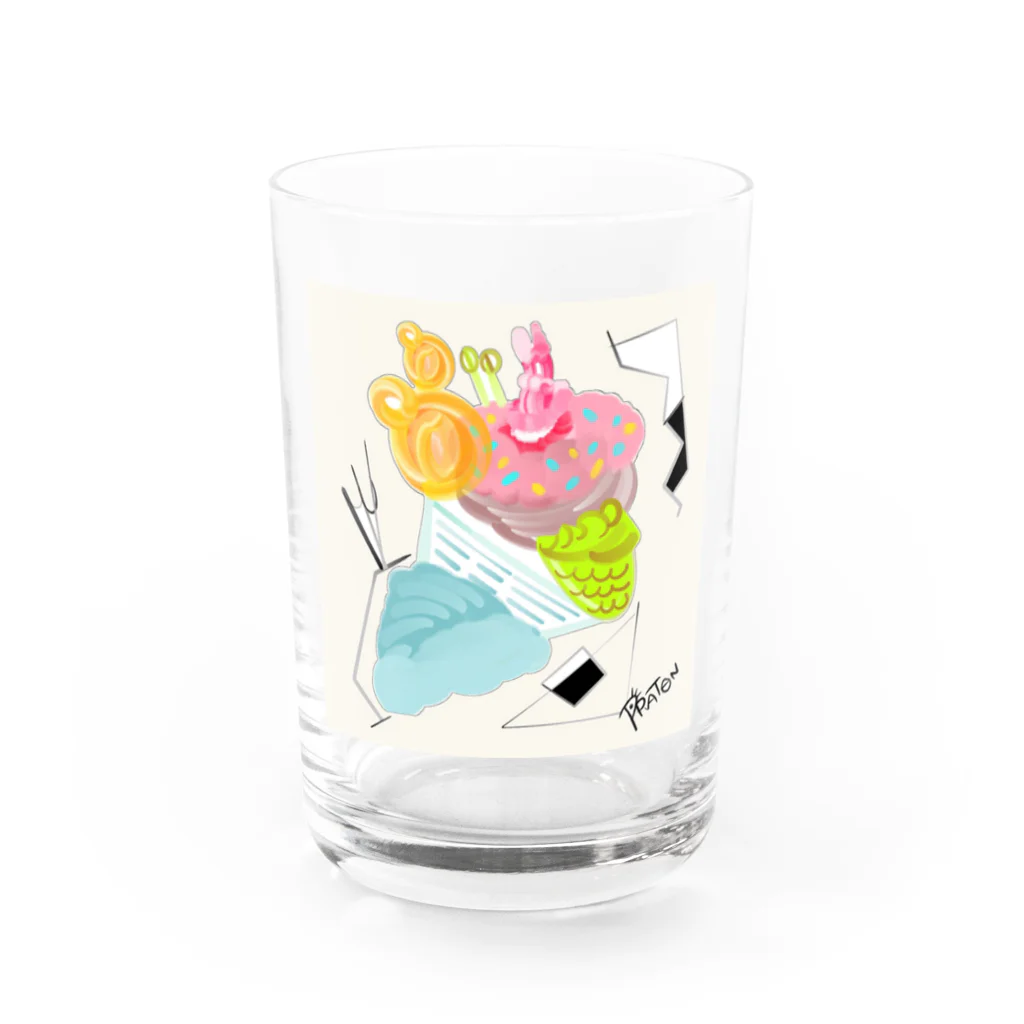 NATSUMI7のウサギマヤ運河sweets Water Glass :front