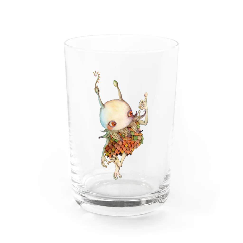 スーパーファンタジー絵描き　松野和貴のポルタ Water Glass :front