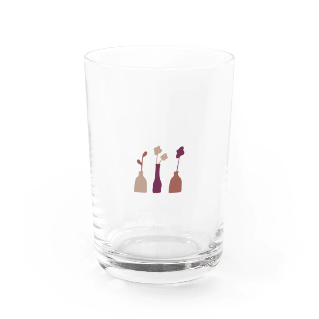 かすみ草の0873 Water Glass :front