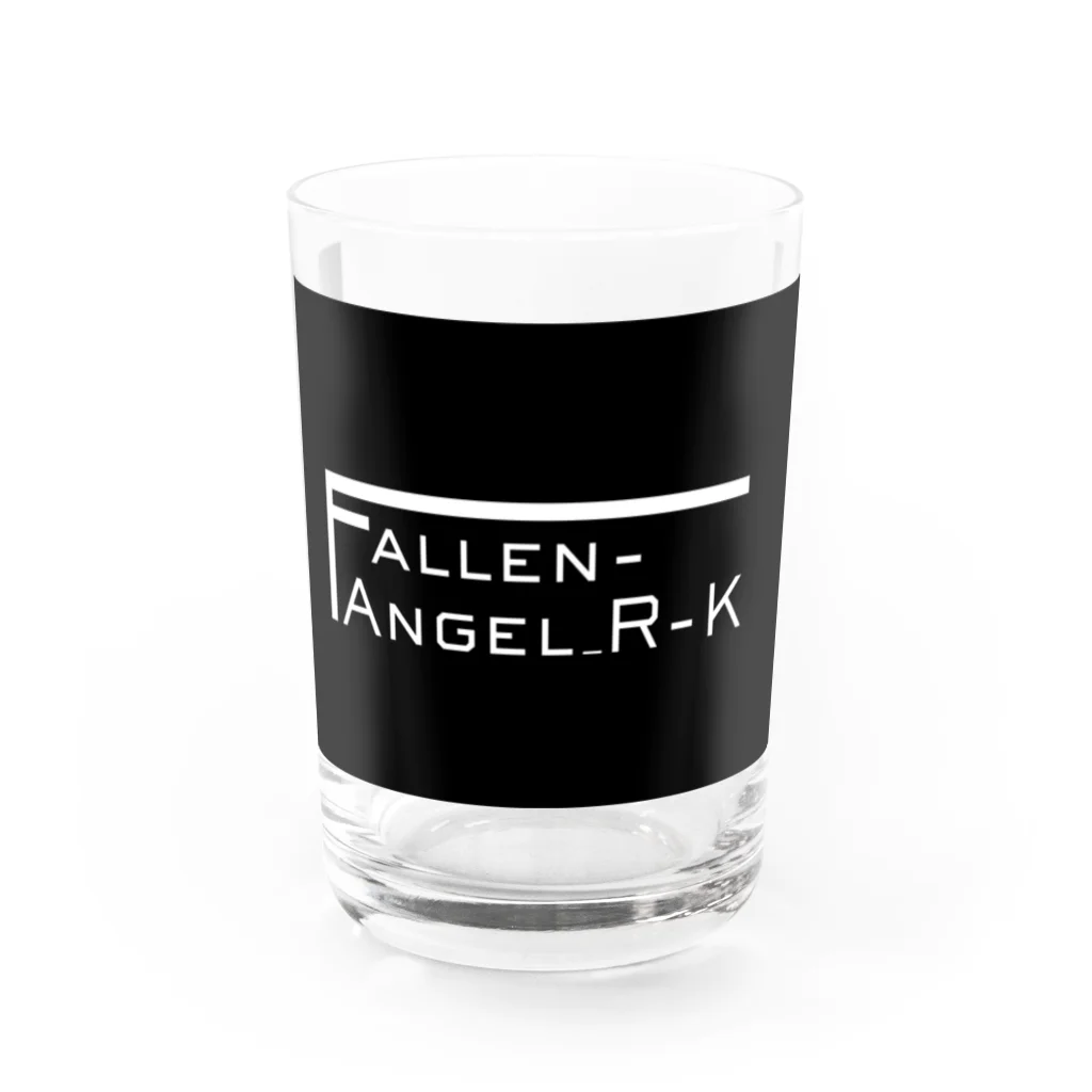 VJ堕天使さんの物販のFallen-Angel_R-Kロゴグッズ Water Glass :front