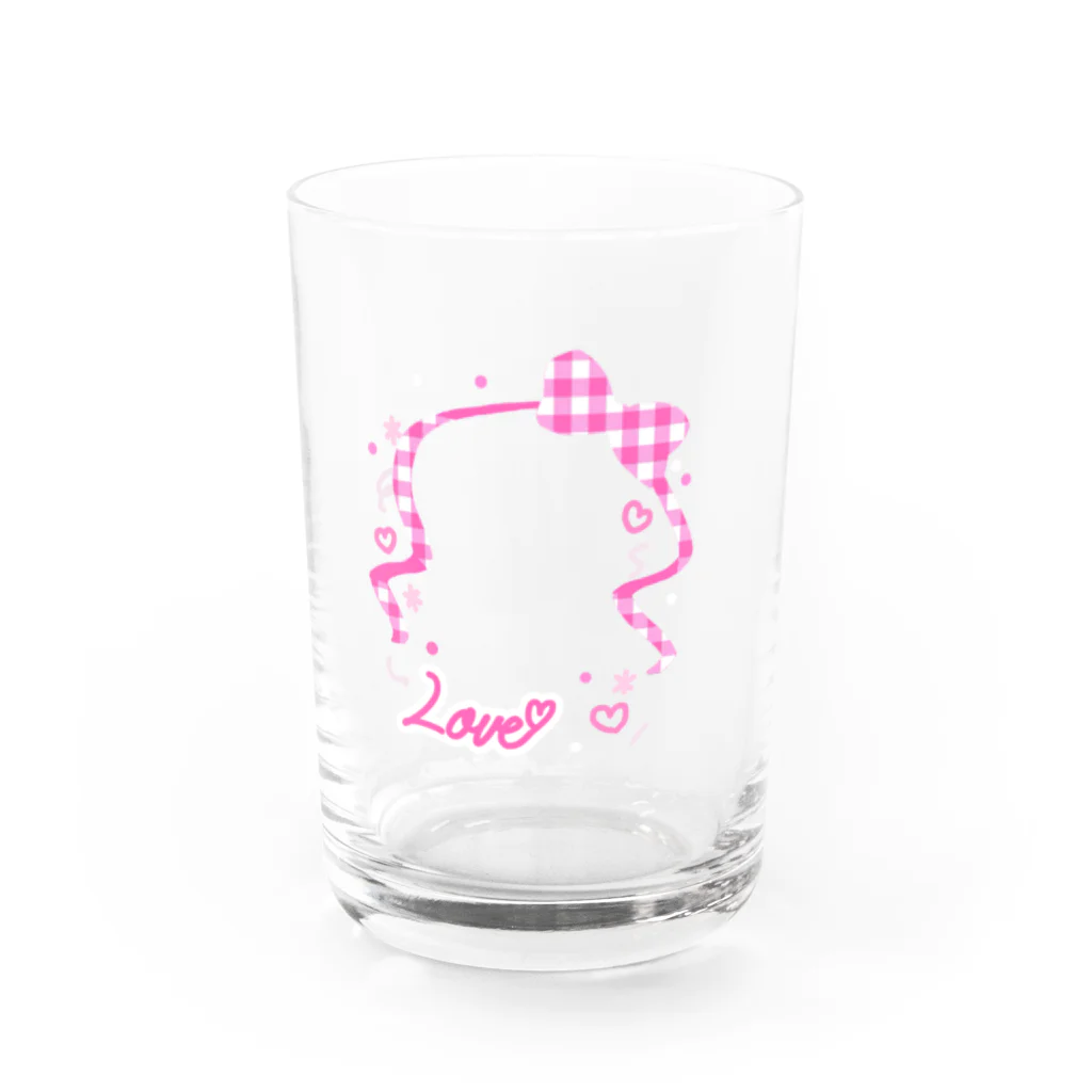 Princessの推しケース ピンク Water Glass :front