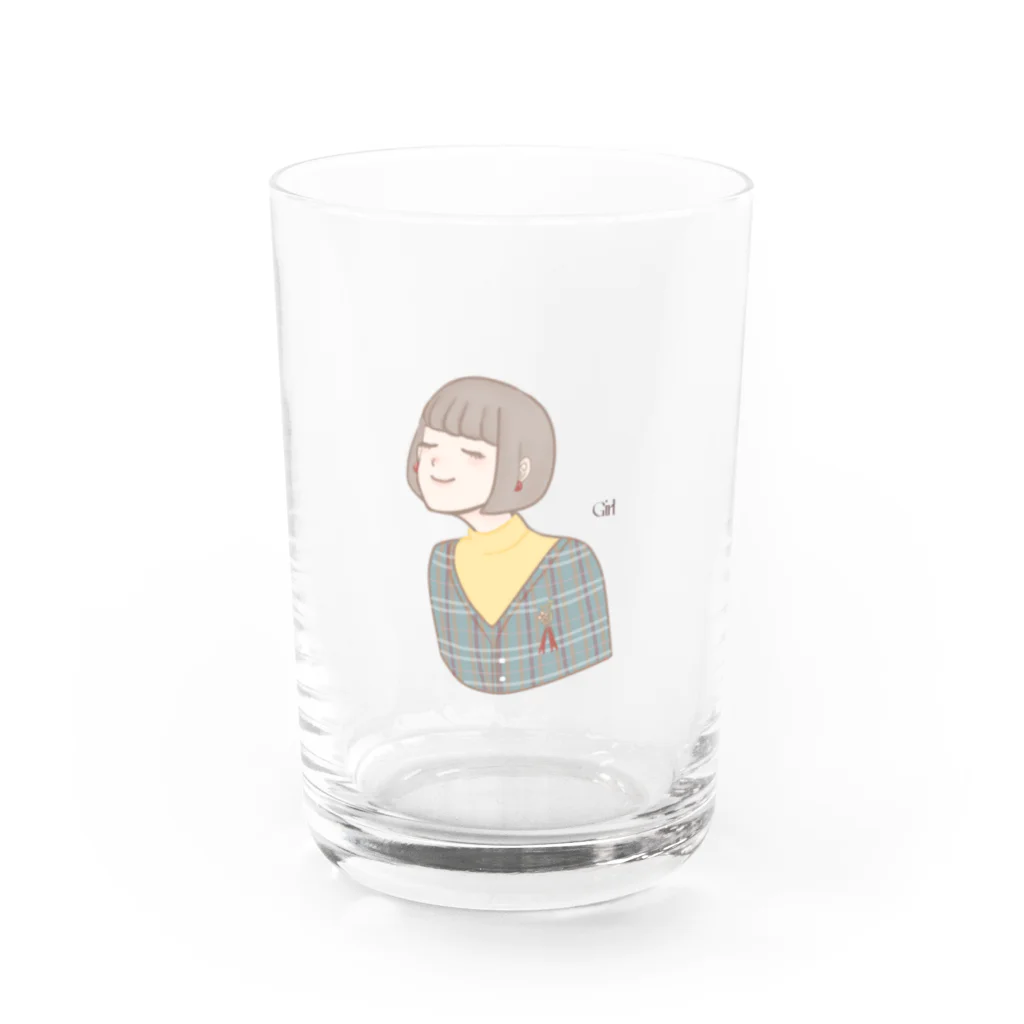 𝘴𝘶𝘮𝘰𝘮𝘰の古着キノコちゃん Water Glass :front