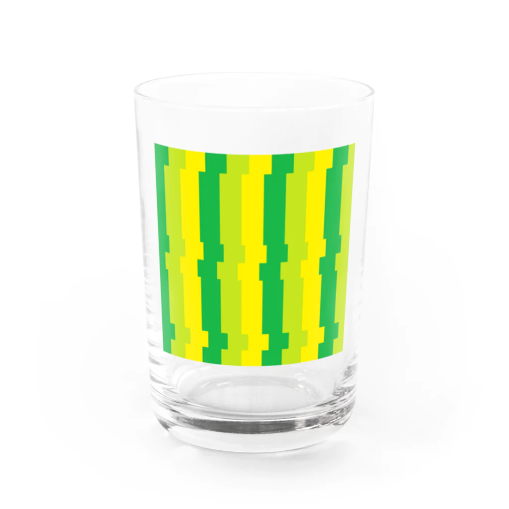 keieieiのタテジマ Water Glass :front