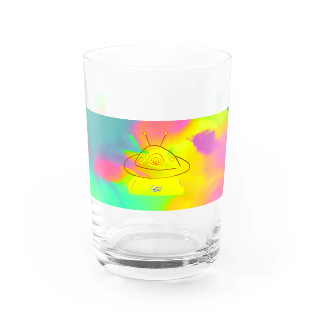 ぷりんのふりのきゃとるみゅーてぃれーしょん Water Glass :front