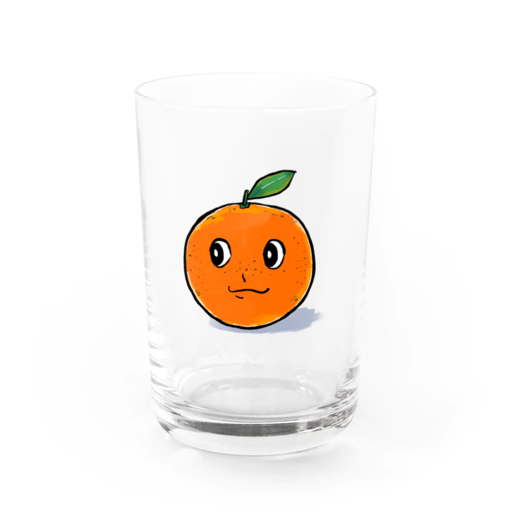 SN-storeのオレンジくん Water Glass :front