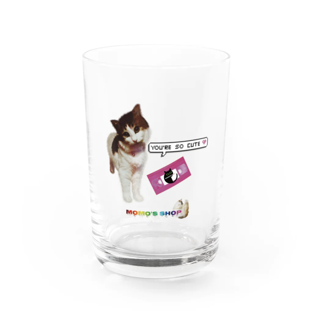 𝙈𝙊𝙈𝙊'𝙨 𝙎𝙝𝙤𝙥のYou're so cute💓 Water Glass :front