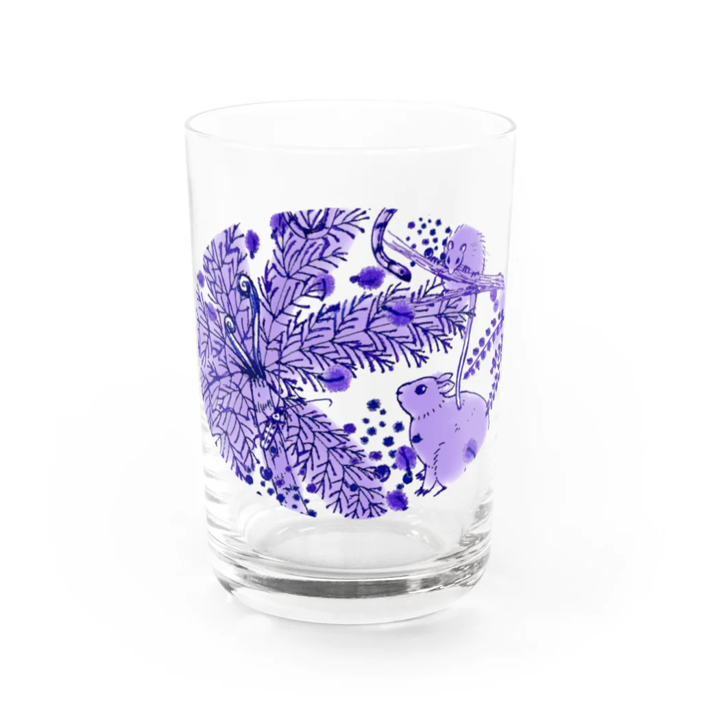 nonaの奄美の森楕円タイプ Water Glass :front