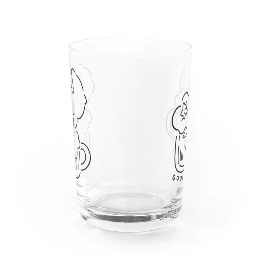 MAO NISHIDAのI LOVE BEER Water Glass :front
