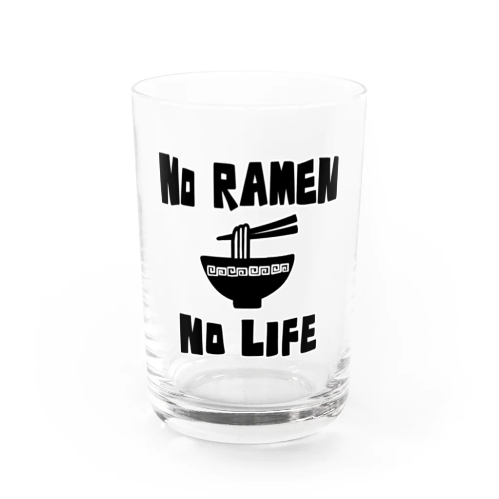 麦畑のNO RAMEN NO LIFE グラス前面