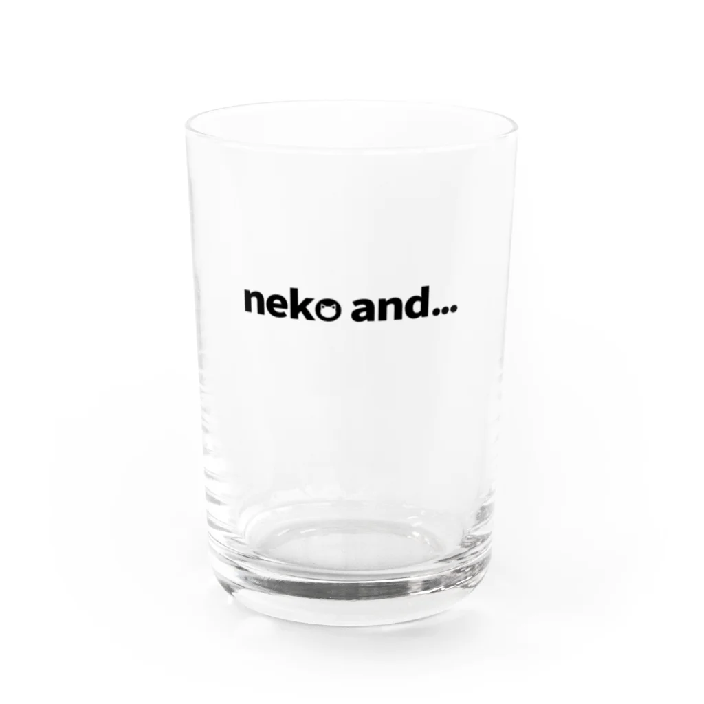 麦畑のneko and... Water Glass :front