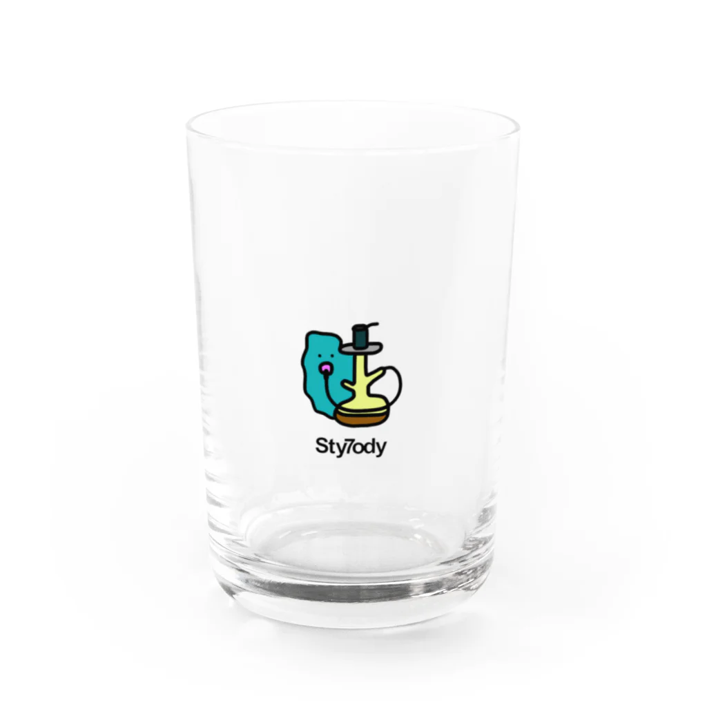 Sty7oody のshishachan Water Glass :front