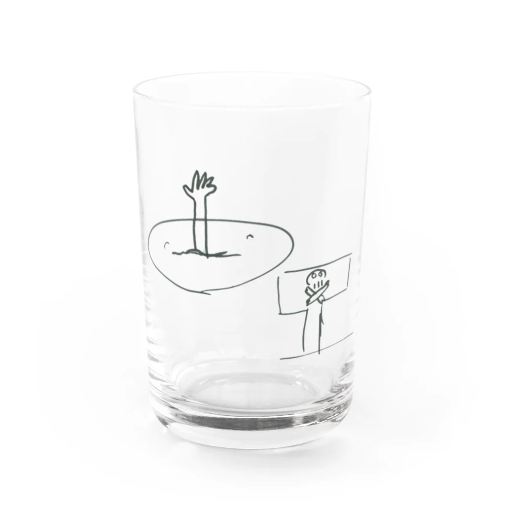 †かむいが生み出した魔物†のぬまにしずむ手 Water Glass :front