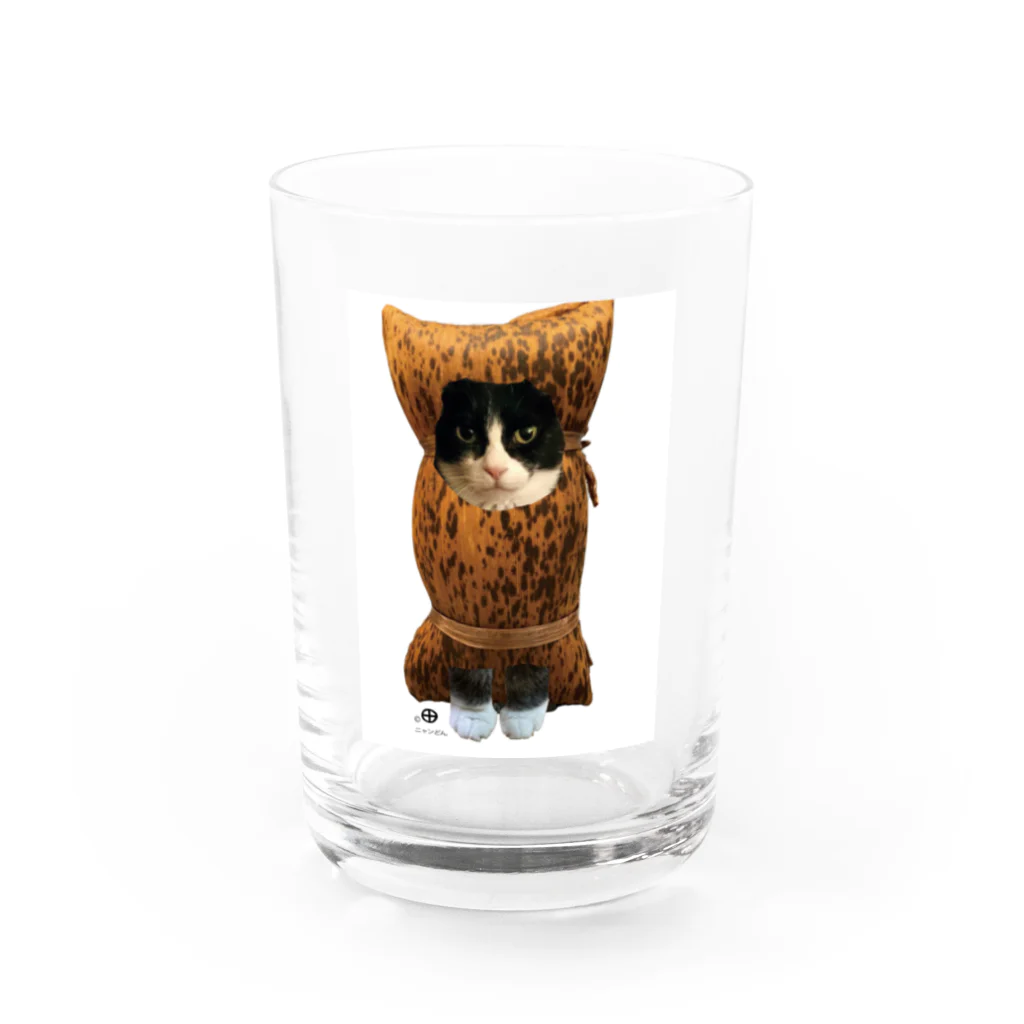 ©ニャンどんの部屋(公式)のニャンどんあくまきマグ・グラス Water Glass :front