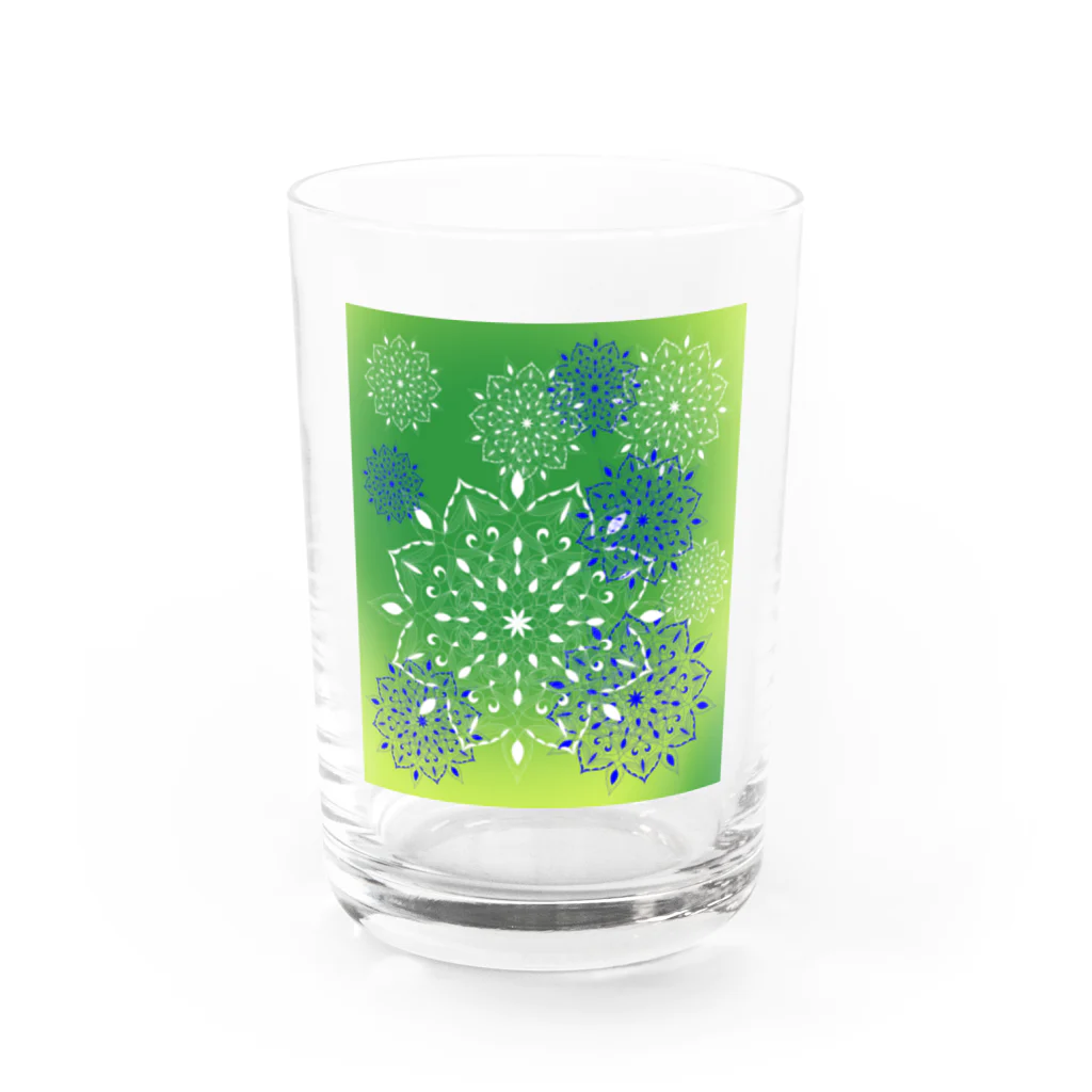 NobertaLibertaのレースフラワー*2 Water Glass :front