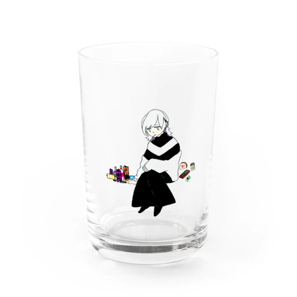 0motinoKumoiの束の間〖背景無し〗 Water Glass :front