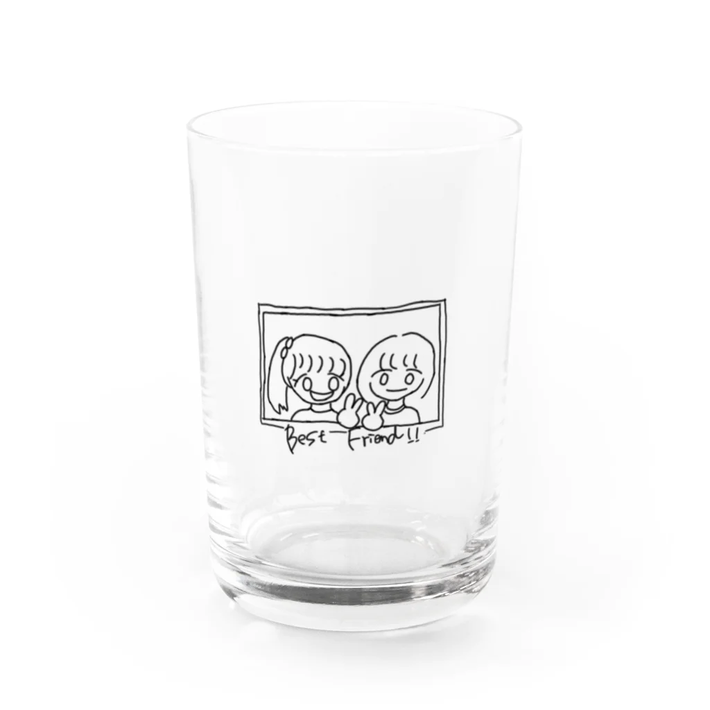 わかかの親友！！！ Water Glass :front