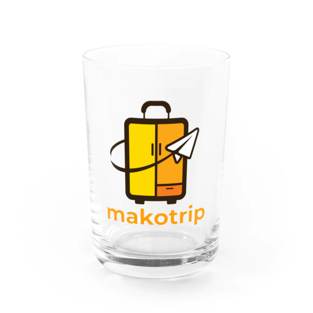 MMD商事の「まことりっぷ」ロゴ入りオリジナルグラス グラス前面