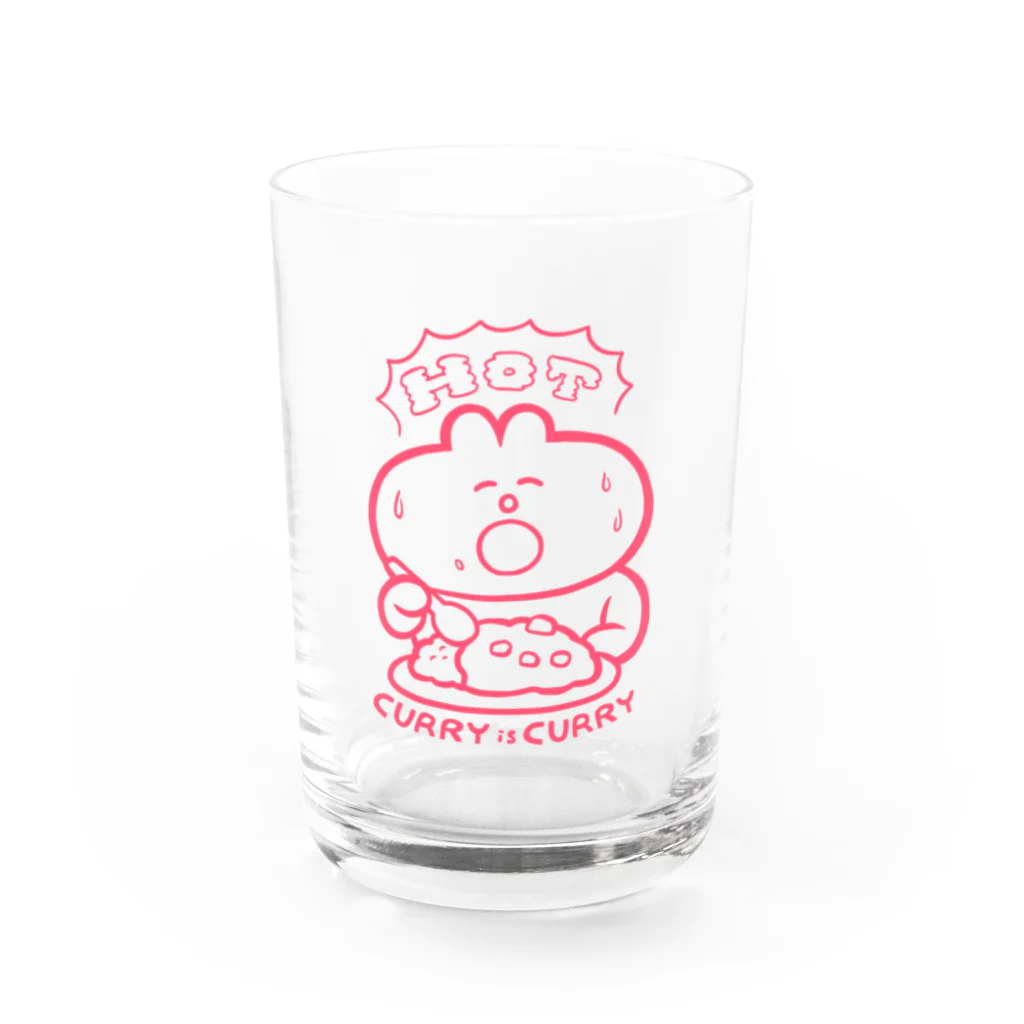 ボビコのカレーはカレー Water Glass :front