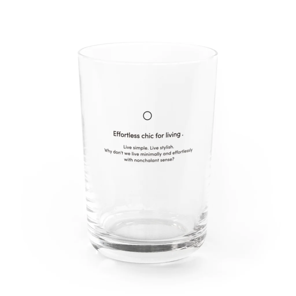 profond のprofond glass Water Glass :front