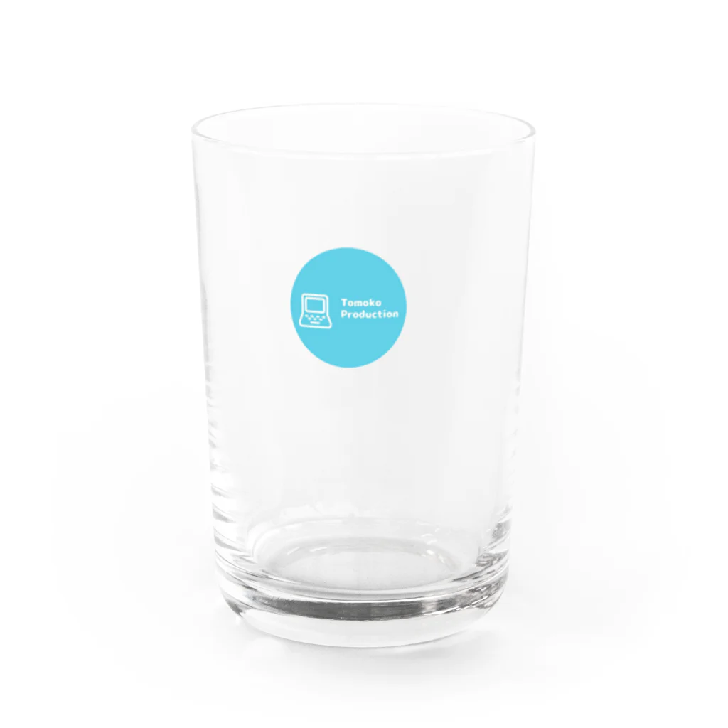 Tomokoのトモプロ・ロゴ Water Glass :front