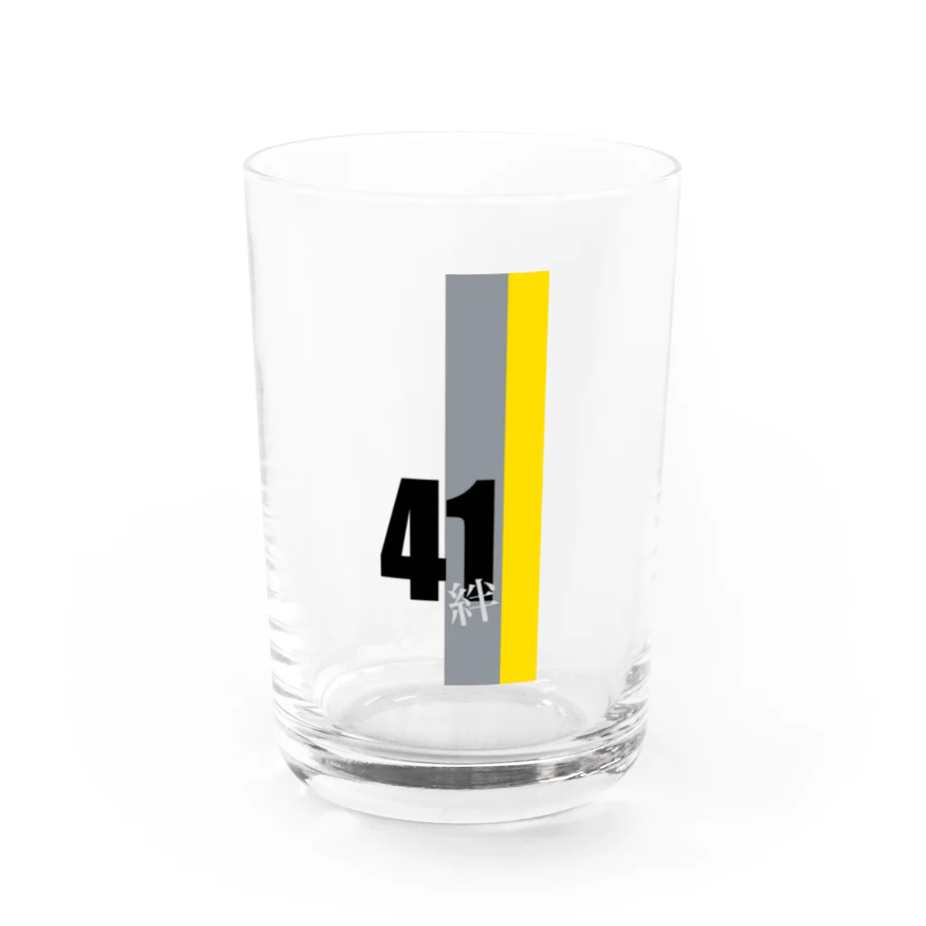 衝動的意匠物品店　「兄貴」の41絆 Water Glass :front