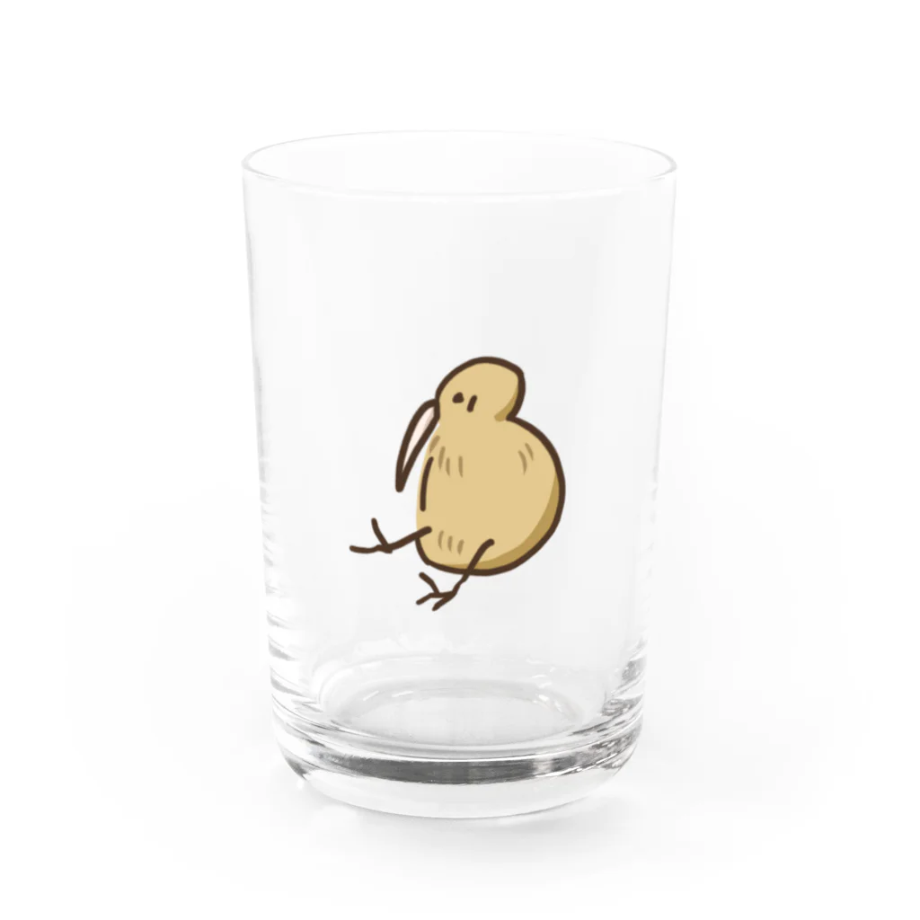 真佐屋のキーウィちゃん Water Glass :front