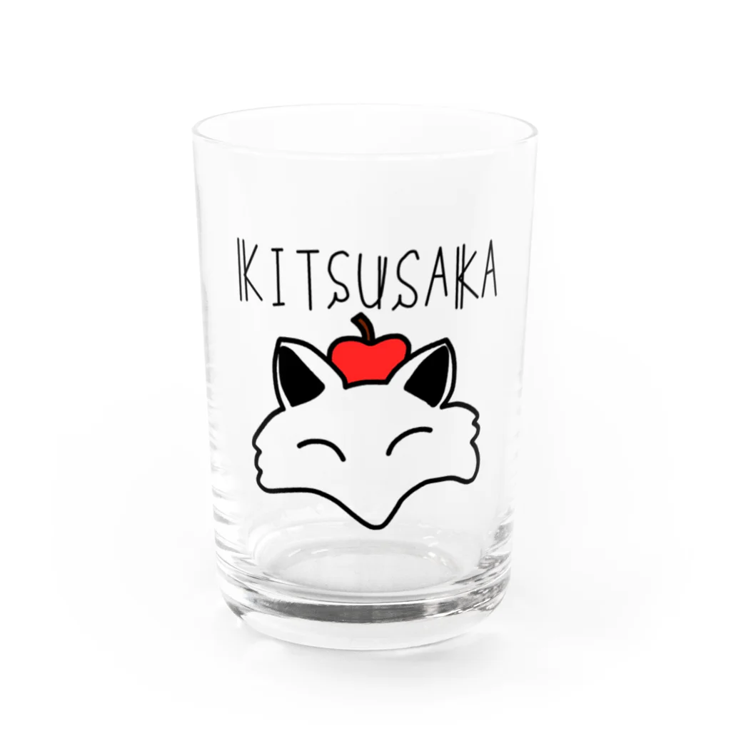 ありさかのよろずやのきつさかグッズ Water Glass :front