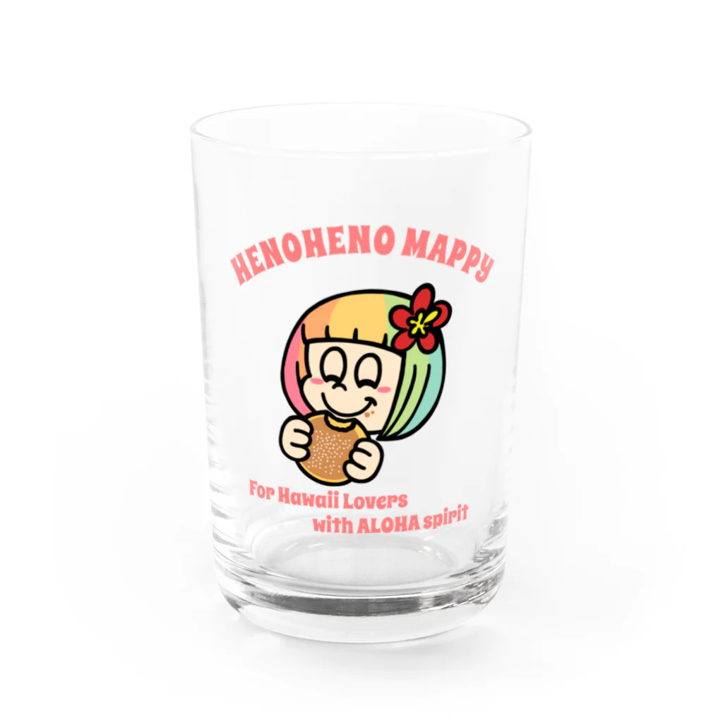 ハワイが大好きな女の子『HENOHENO MAPPY』のYUMMY2021(ハワイを愛するあなたへ) グラス前面