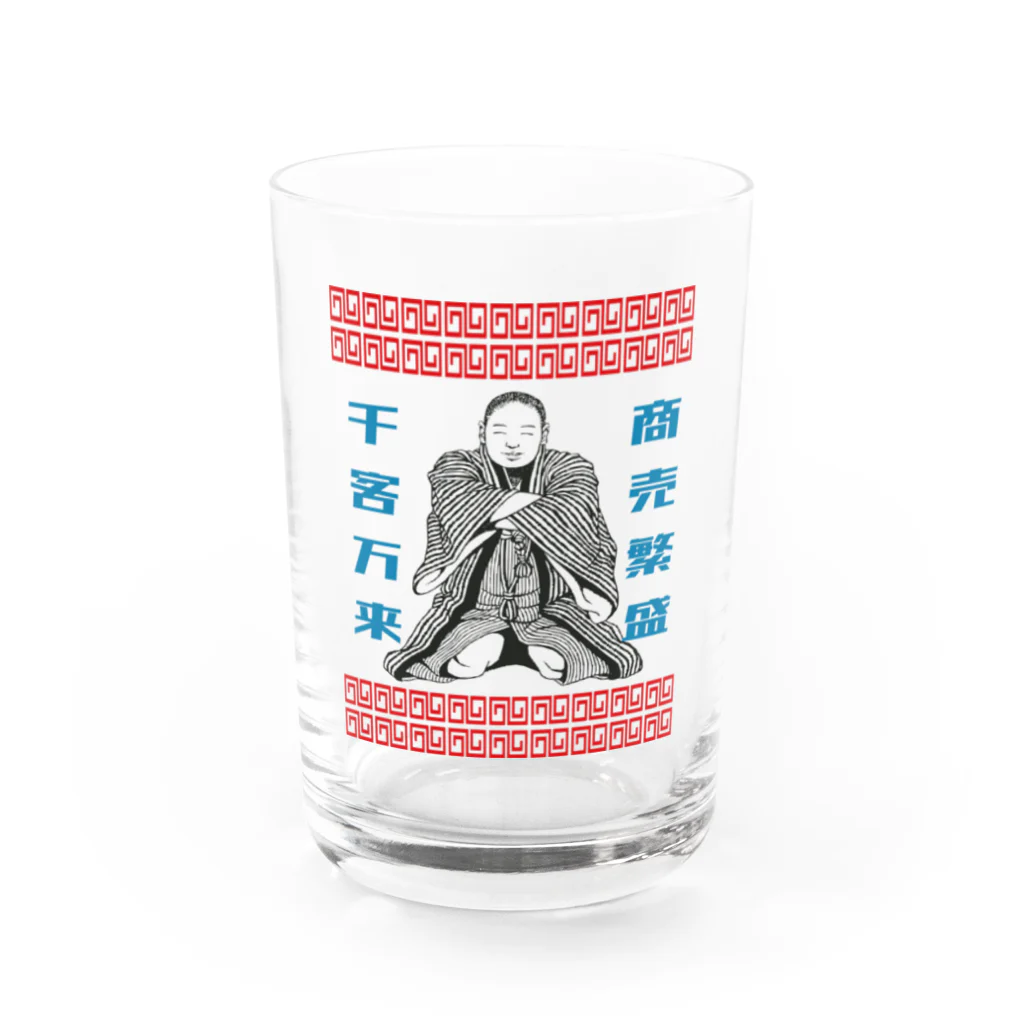 仙台四郎shopの【ラーメン店を応援】仙台四郎グッズ Water Glass :front