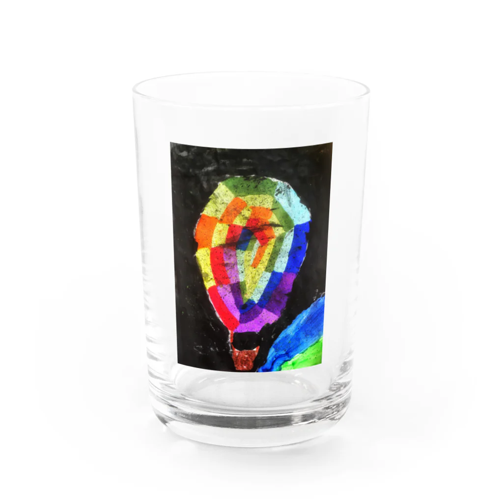 セントミサキの虹の気球 Water Glass :front