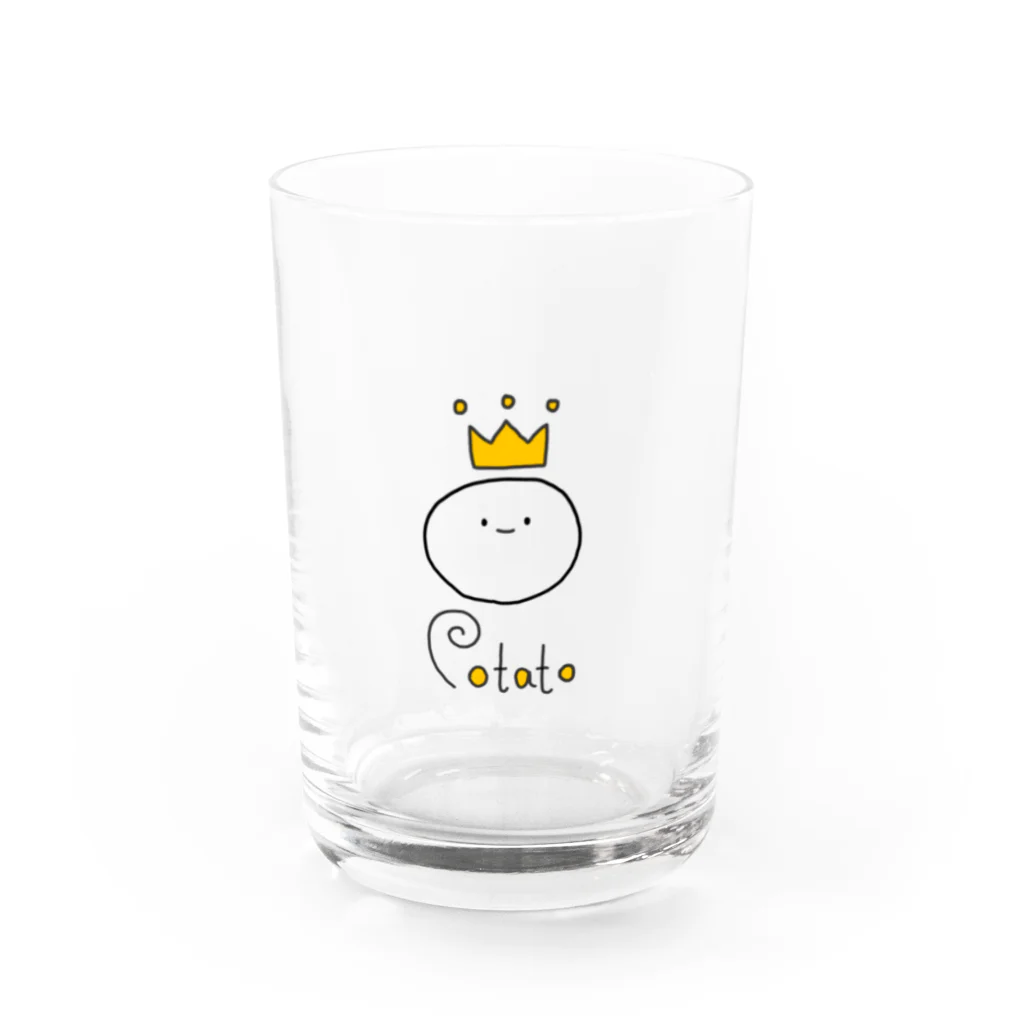 potekotanのGood potato 改　※じゃがいも Water Glass :front