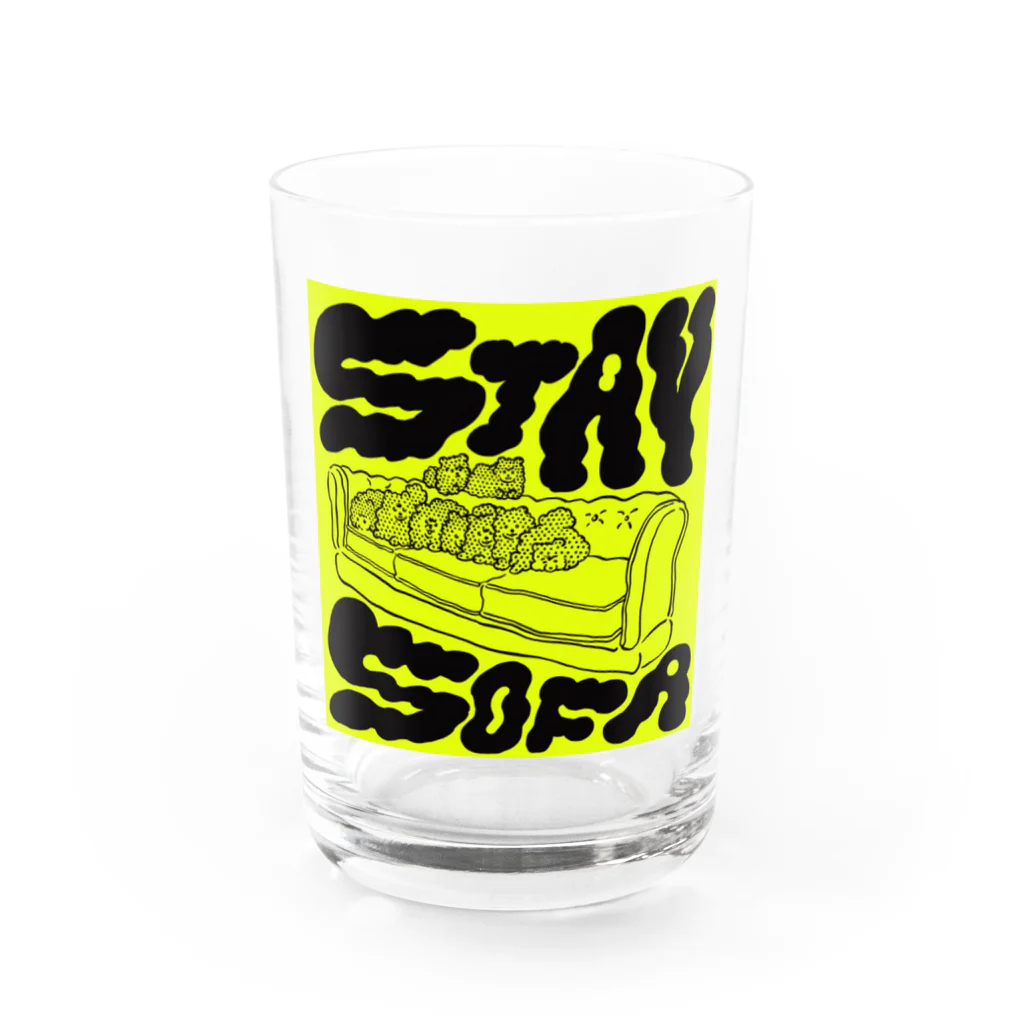 GEEKS COUNTER ATTACKのSTAY SOFA(yellow) Water Glass :front