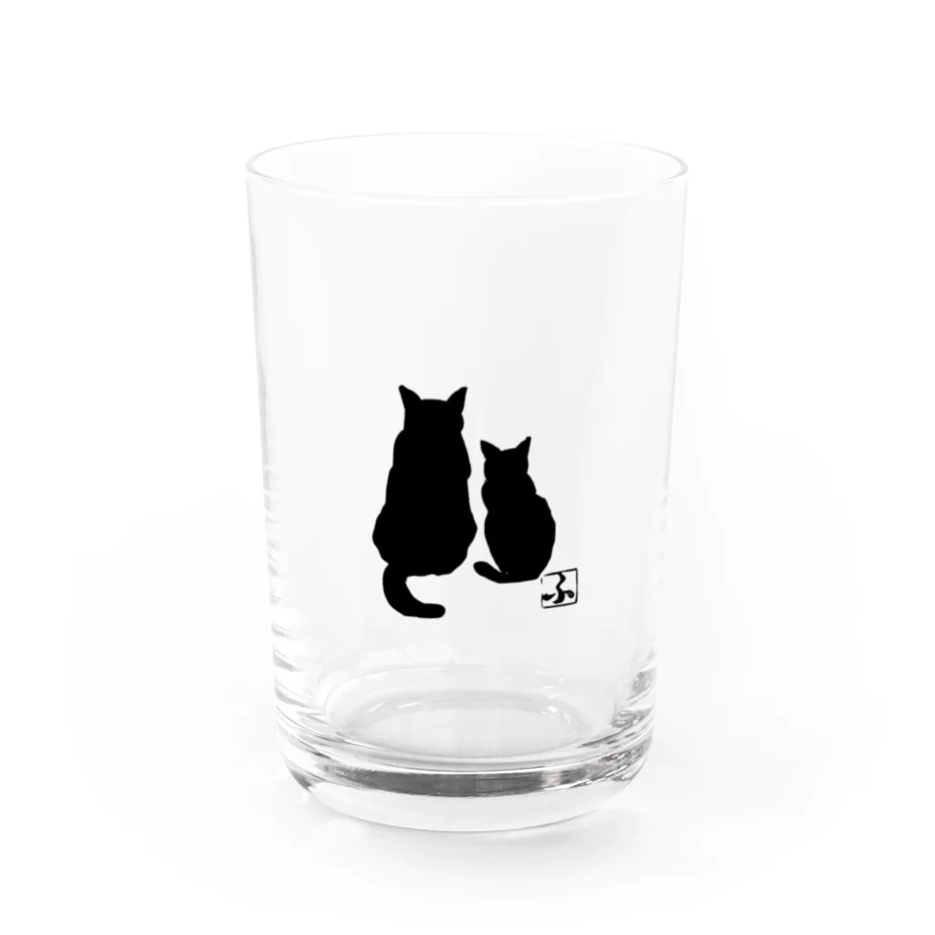 ねこ・ねこの猫影 グラス前面