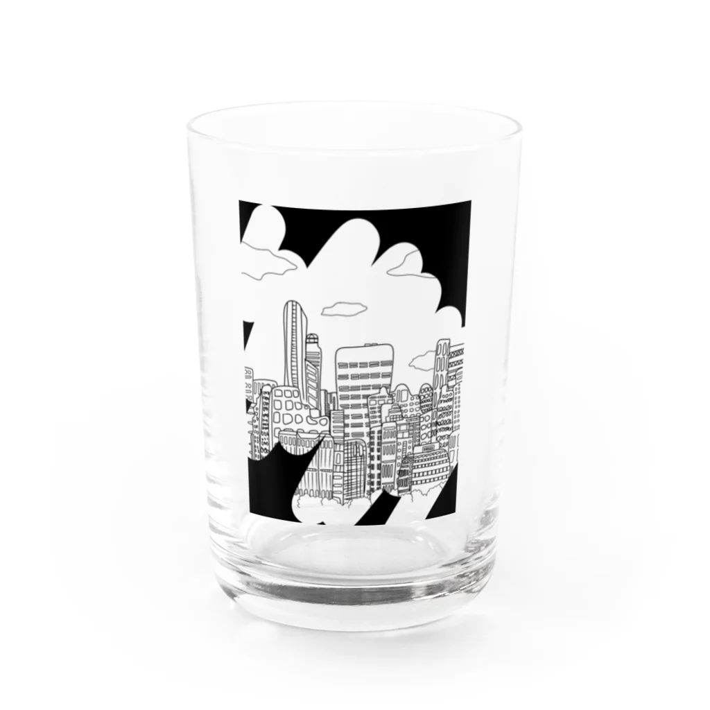 うなわるどのTown Water Glass :front