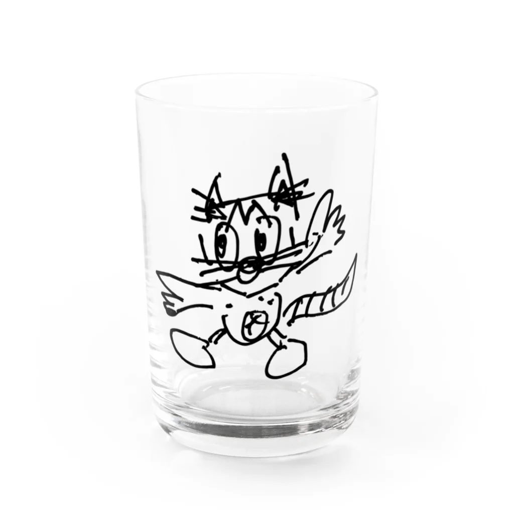 icccchiiiiのこてつ Water Glass :front