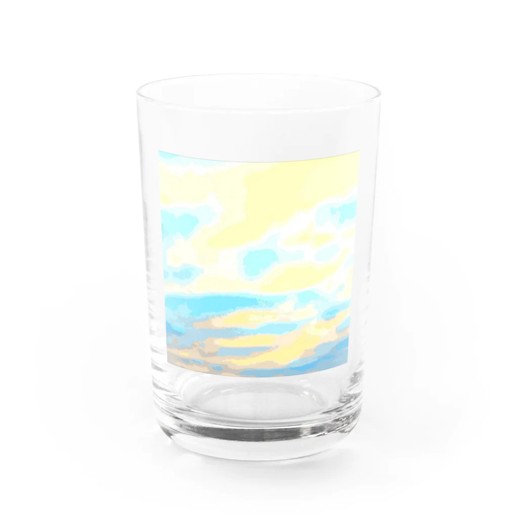 マロマロのSORAnoMOYOU Water Glass :front