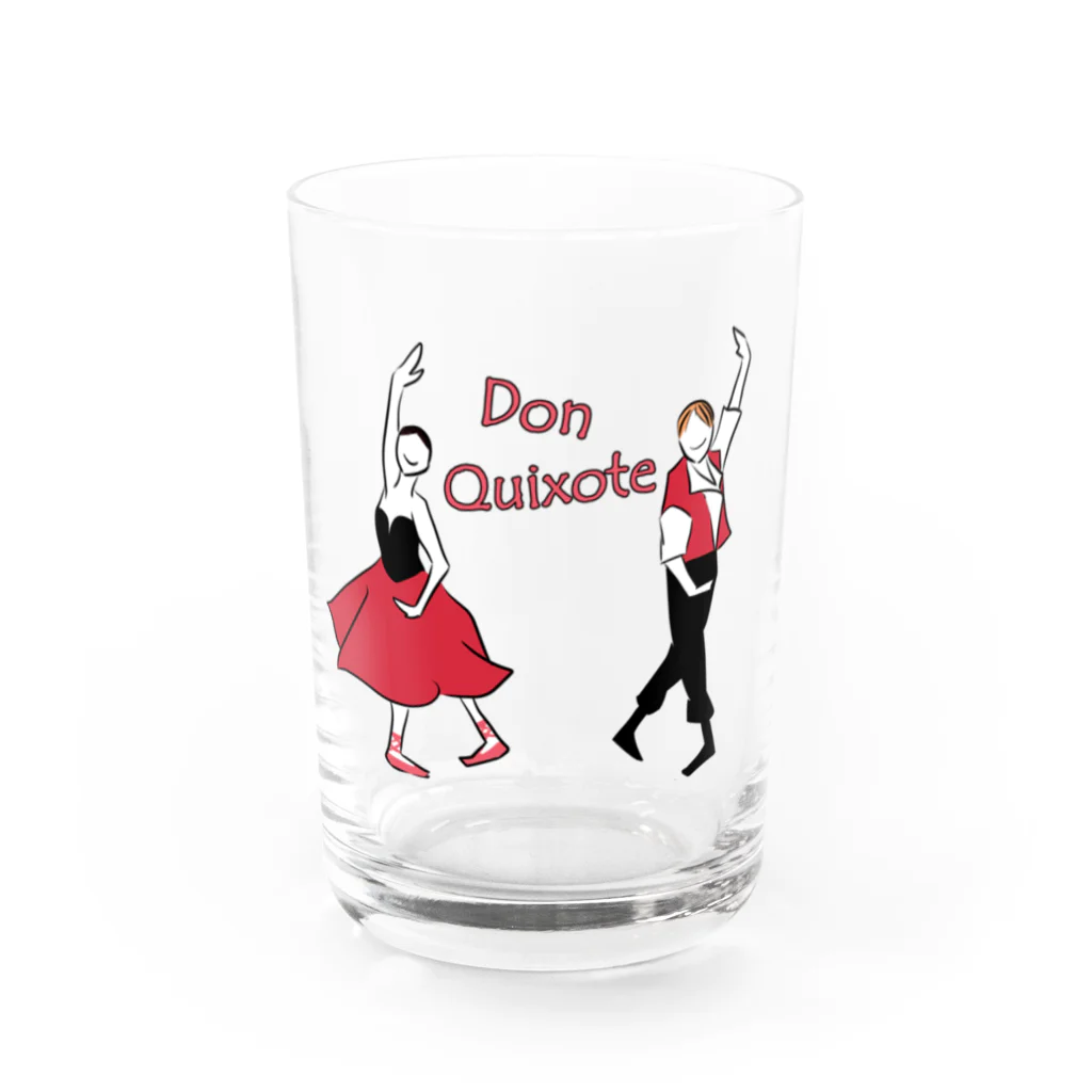 satomimitsukiのバレエ「ドン・キホーテ」 Water Glass :front