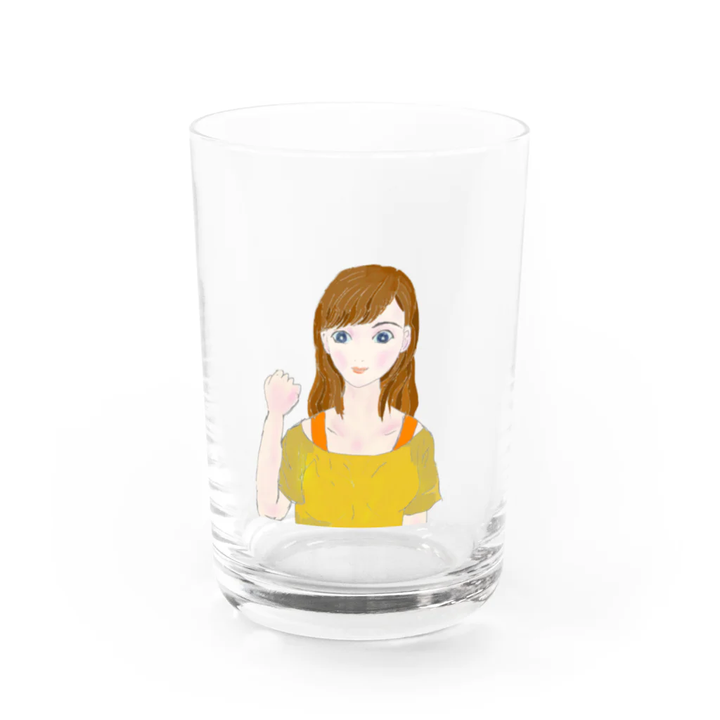 パンドリンはるるのファイト　１２３ Water Glass :front