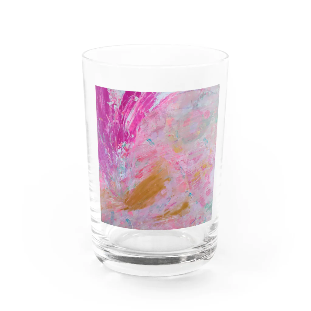 猪原沙知恵　現代アート画家の生命 Water Glass :front