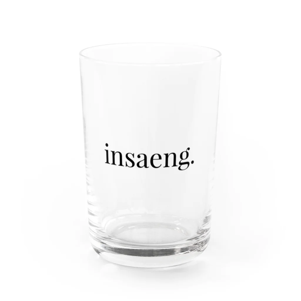 insaeng.のinsaeng. グラス前面