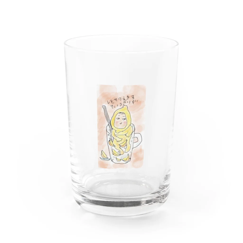 kumakumakumamaのれもれも Water Glass :front