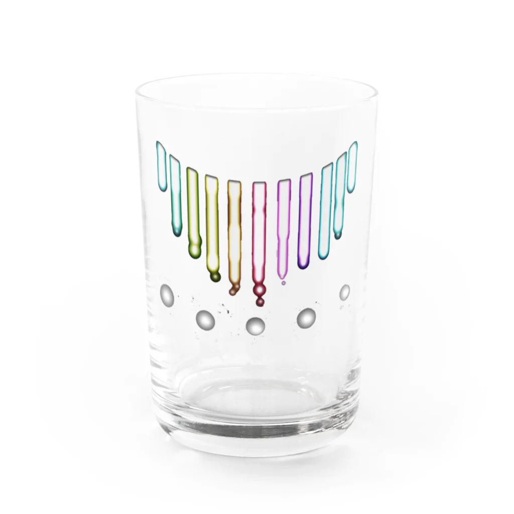 TranS-O-のジユウのヒカリ Water Glass :front