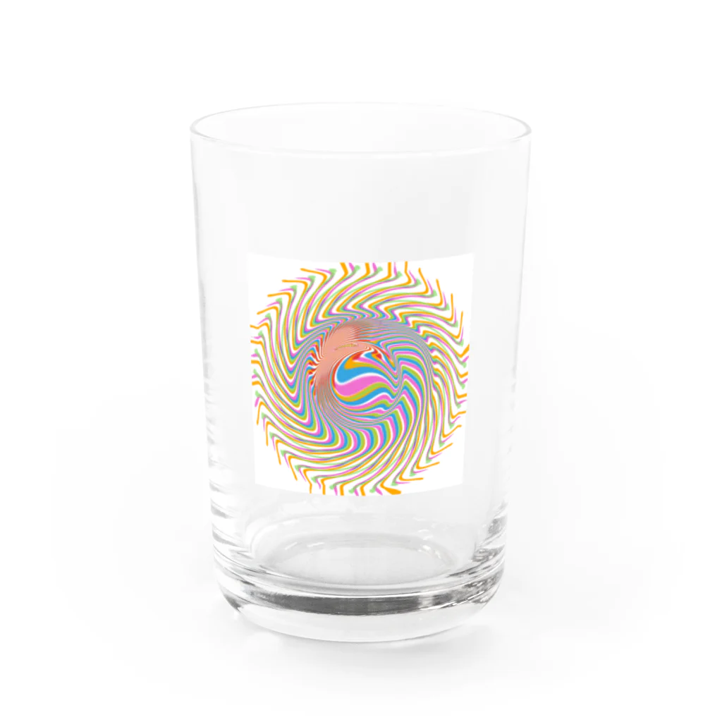 beavermoonのフラワー Water Glass :front