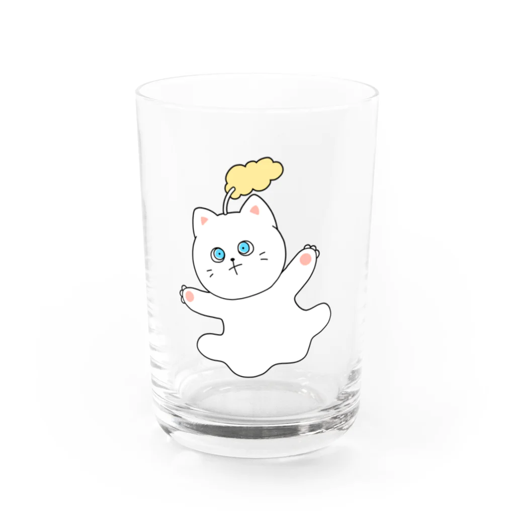 あげいもやさんのえいりあんきゃっつ Water Glass :front