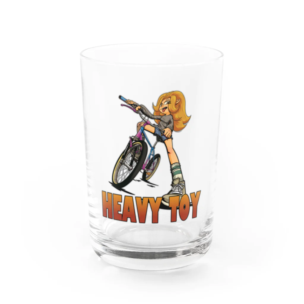 nidan-illustrationの"HEAVY TOY” Water Glass :front