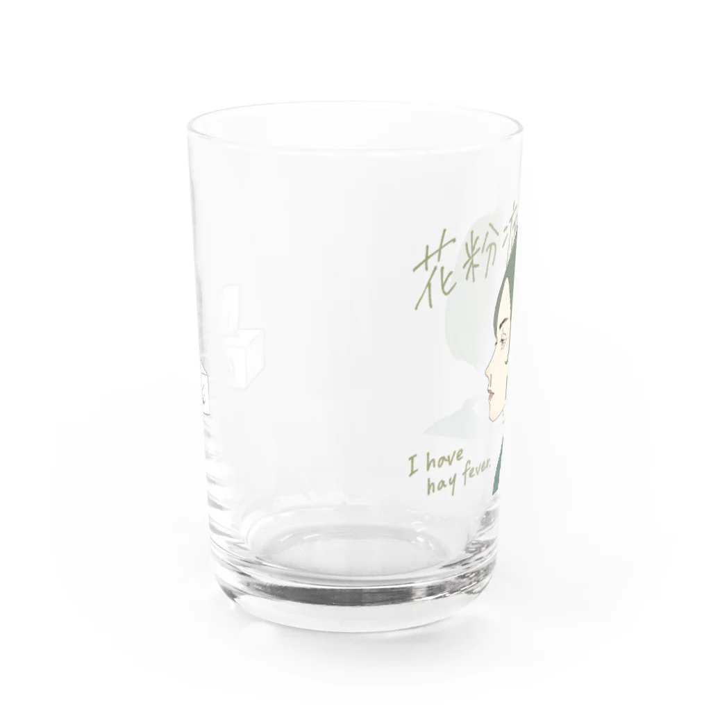 夏生悠希(ギタレンヌ)の花粉症のアイテムです Water Glass :front