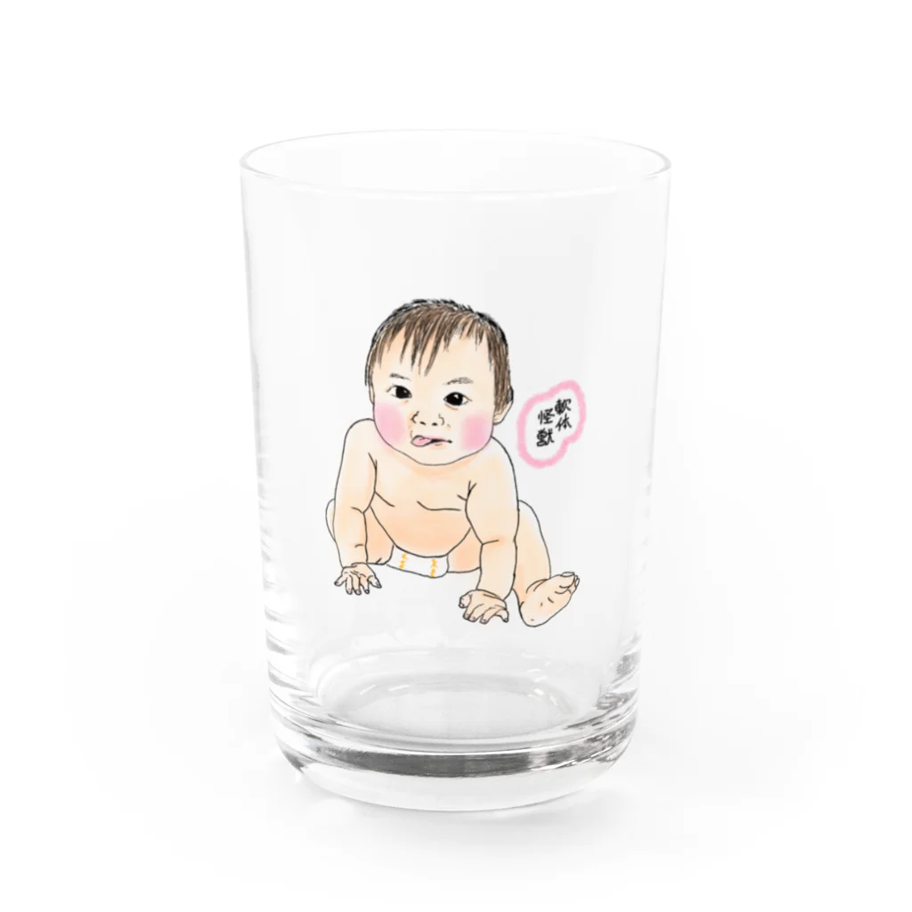 吉本の女の軟体怪獣1 Water Glass :front