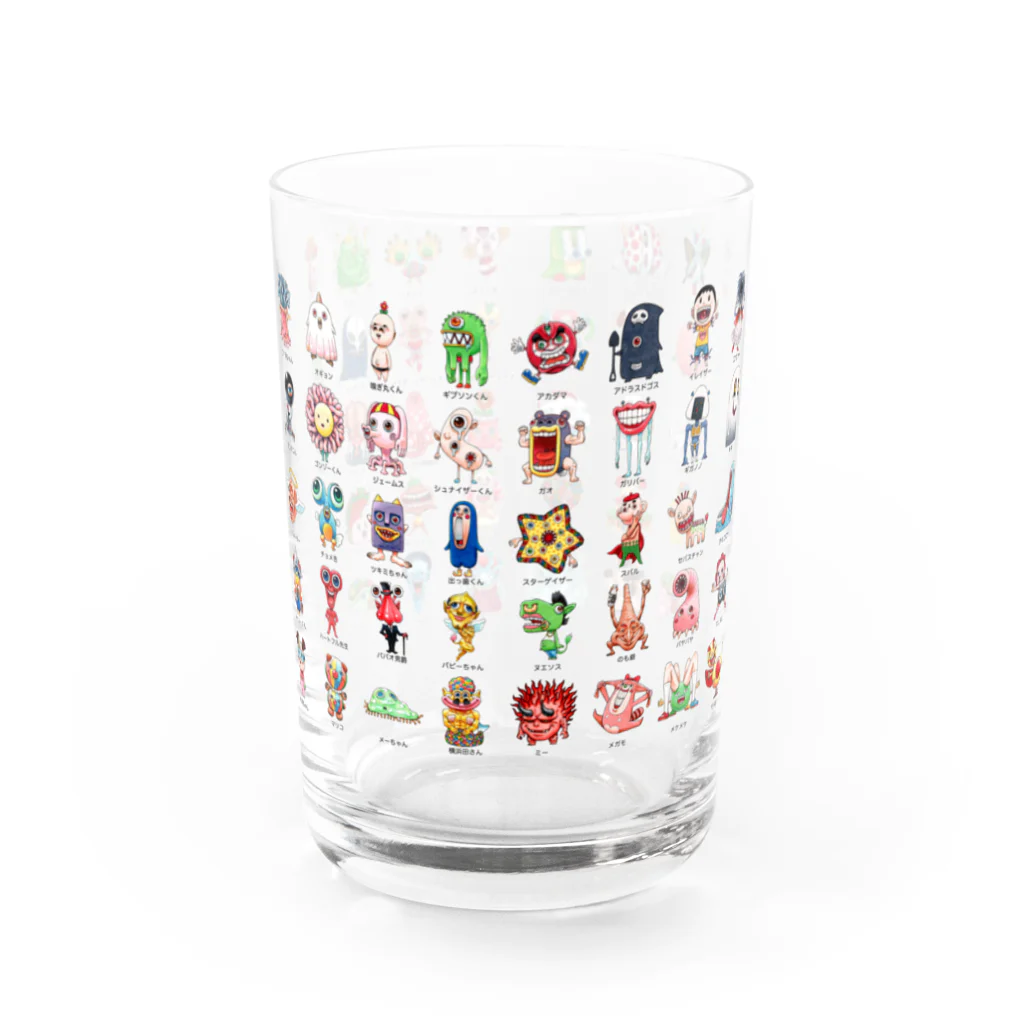 ハートフルやまだのキモかわモンスターズ第1世代＋第2世代 Water Glass :front